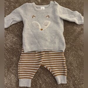 Baby matching sweater set